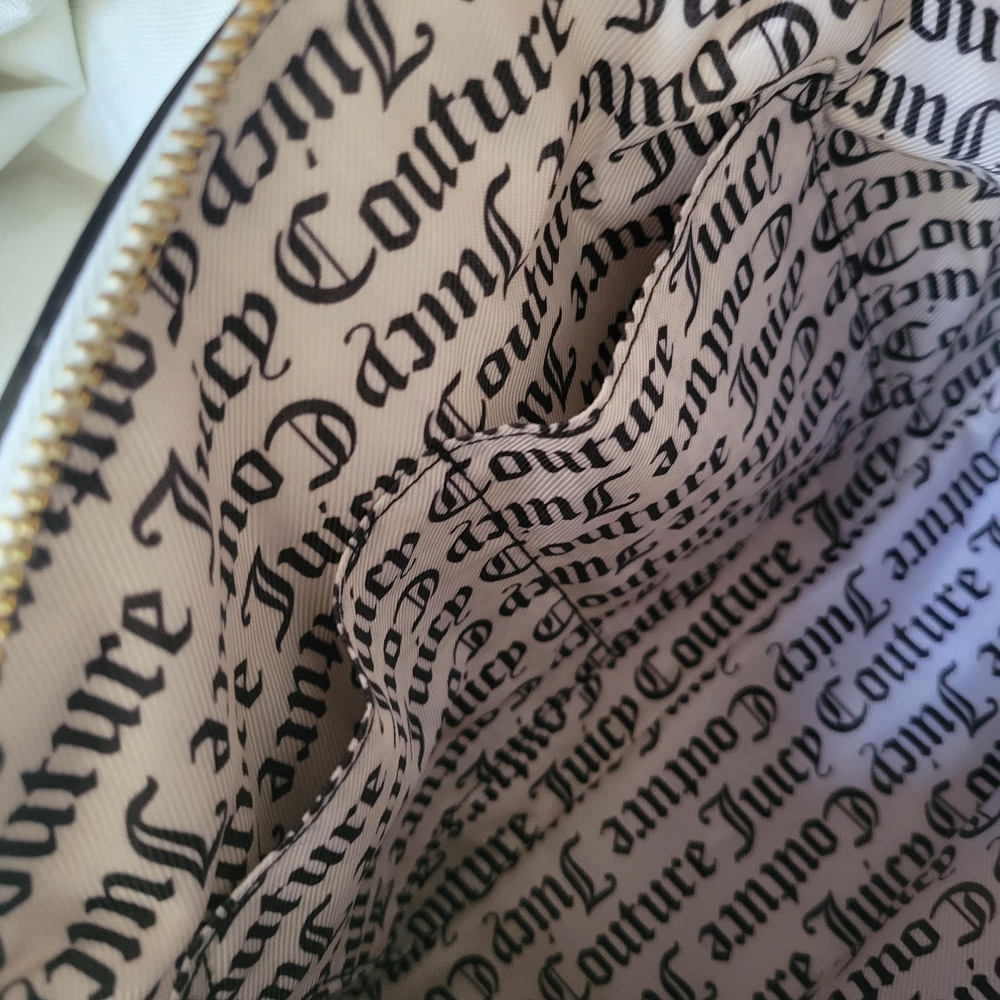 Juicy Couture Denim And White Heritage Satchel/Crossbody Bag - Picture 11 of 13